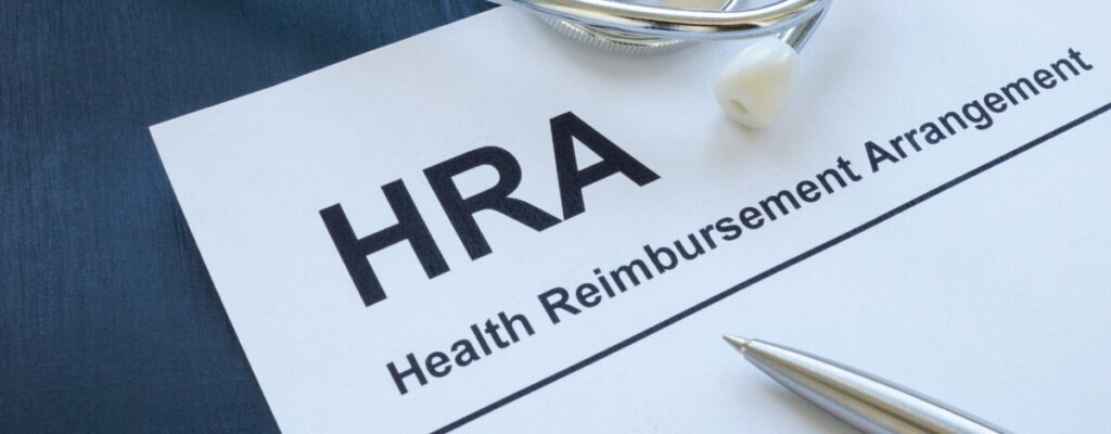 HRA document on top of a textured background