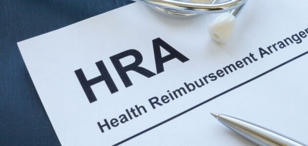 HRA document on top of a textured background