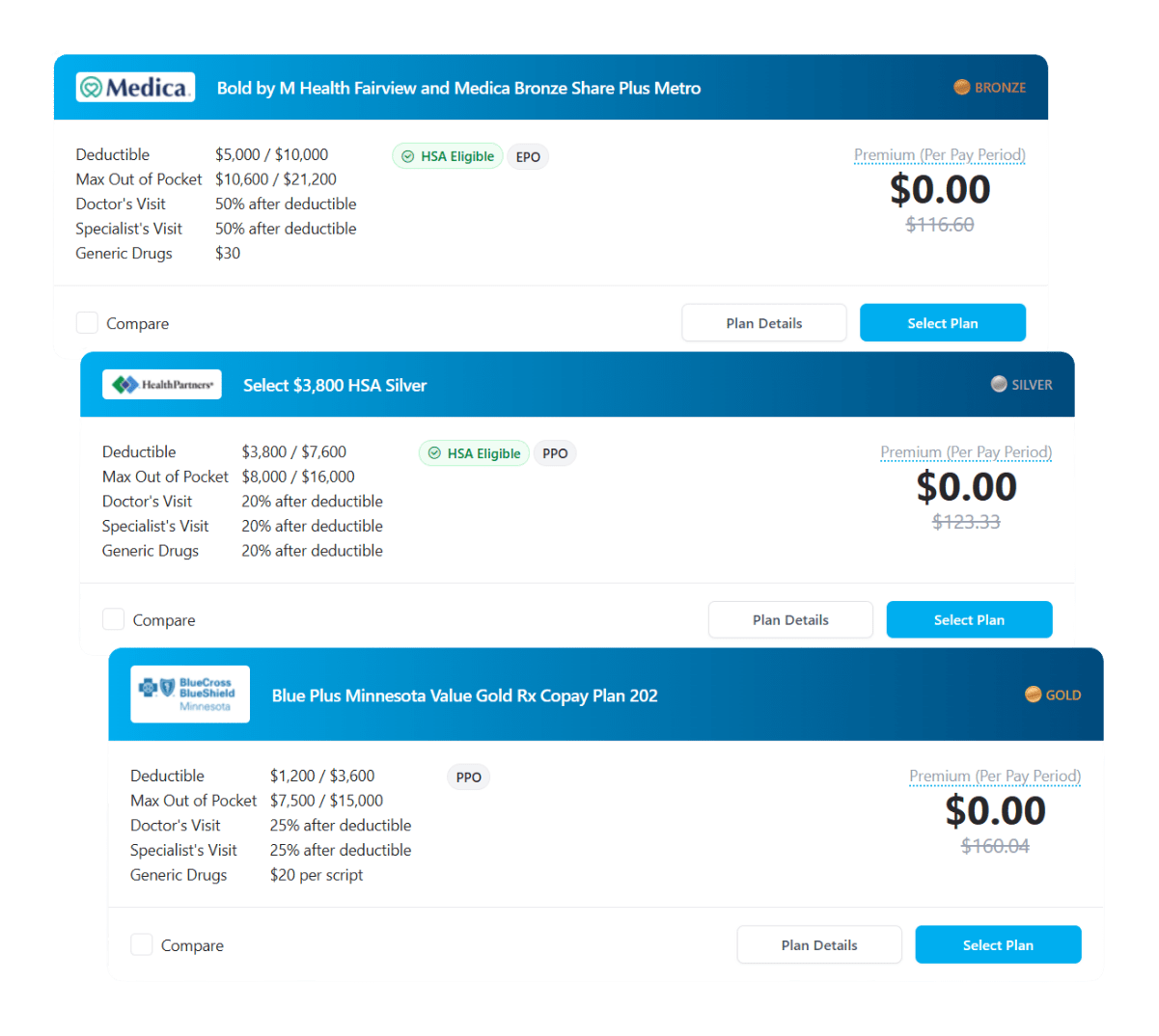 BEN360 plan boxes group