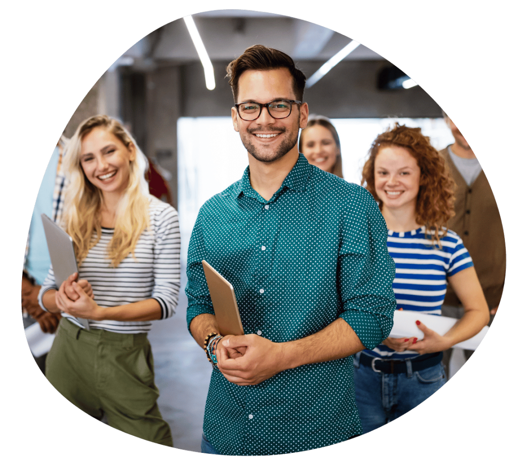 Why employers love ICHRA - group of happy employees with healthcare